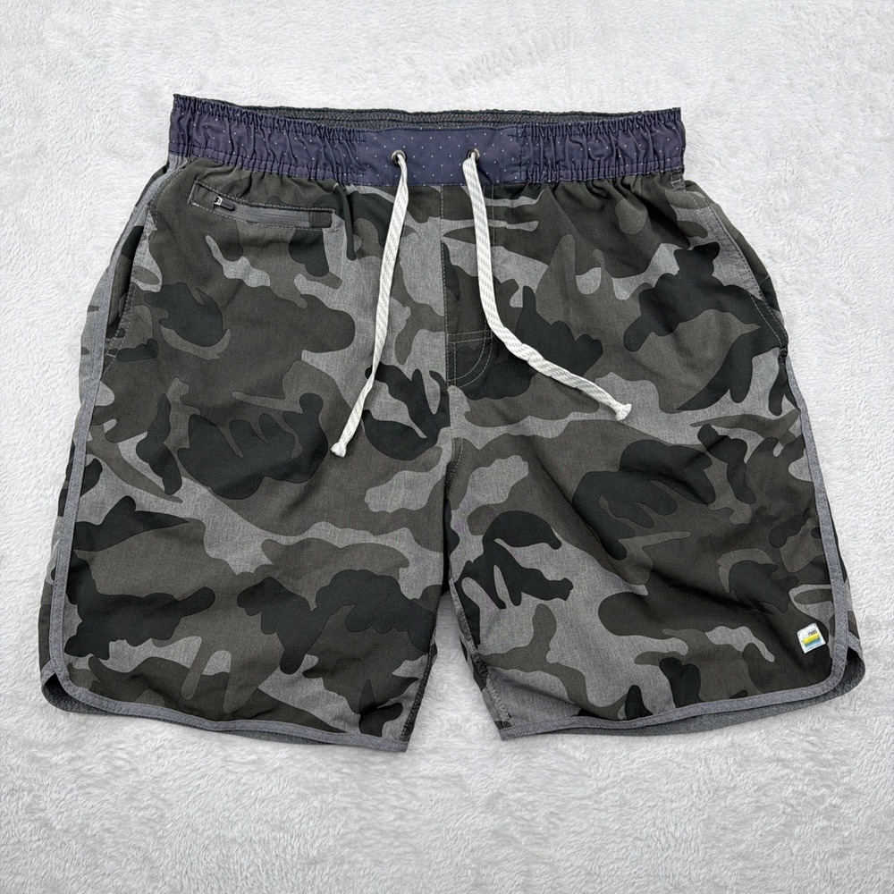 Vuori Banks Board Shorts Men Large L Swim Trunks Quick Dry Drawstring 30x7.5